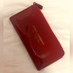 Dolce & Gabbana 'The Only One' Red Clutch Bag