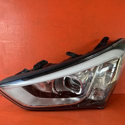 2013-2016 Hyundai Santa Fe LEFT LED HALOGEN Headlight OEM