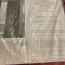 Grommet Curtwin Panels 
3 Sets of 2 
