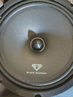 Black Diamond (DS18) 8" mid-range speakers, sold as a pair