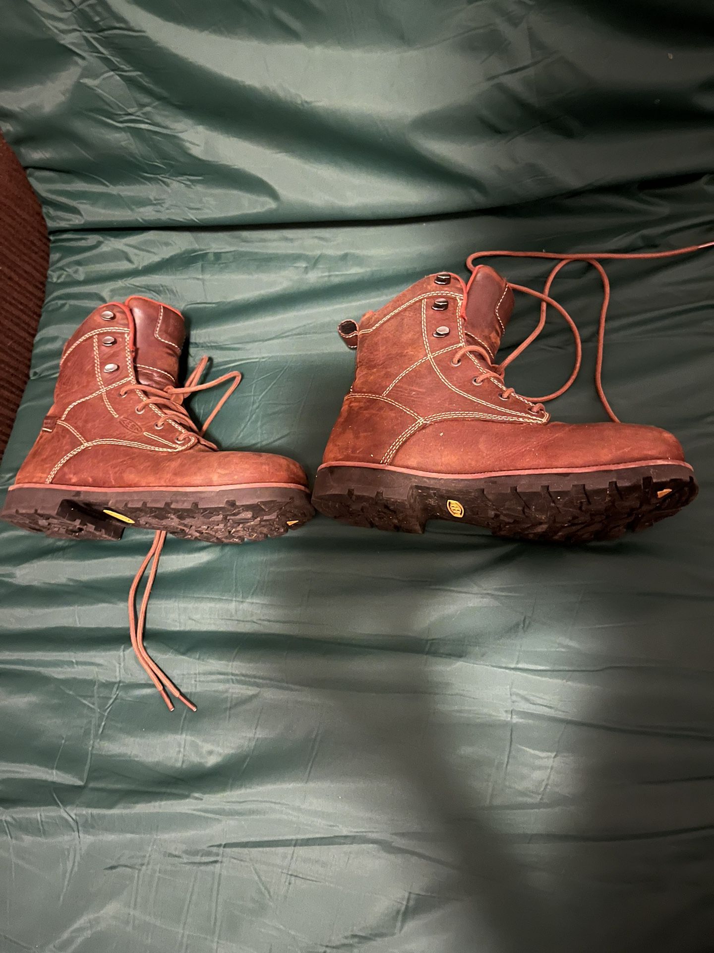 Keen Brown Leather Women’s Work Boot SZ 8.5