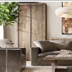 Restoration Hardware (RH) Reclaimed Wood Cabinet (with shelves)