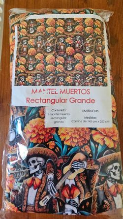 Background, tablecloth or curtains day of the dead
