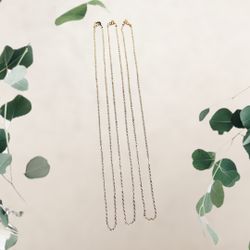 16inch Chain Link 3 Necklace Bundle