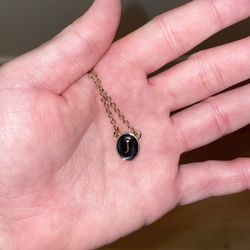 “J” Necklace With Gold Chain