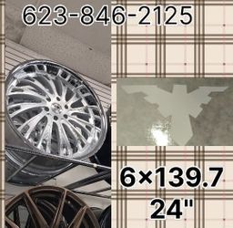 Phoenix Tires & Wheels Outlet (Phoenix, AZ) ​🌟 20" Chrome Multi-Spoke Turbine Wheels ​Size & Fitment: 20" | 6x139.7 Bolt Pattern (Fits Chevy, GMC, Ca