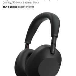 SONY HEAD PHONES NEW!!!(NOISE CANCELING)