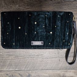 Fossil Green Velvet Wallet