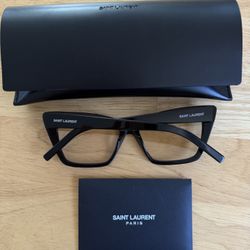 YSL Saint Laurent Cat Eye Mica Sunglasses 