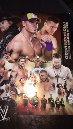 Wwe 2010 program magazine