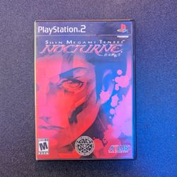 Ultra Rare PS2 Game Cheap: Shin Megami Tensei Nocturne (Limited Edition 2 Disc Set With Soundtrack)