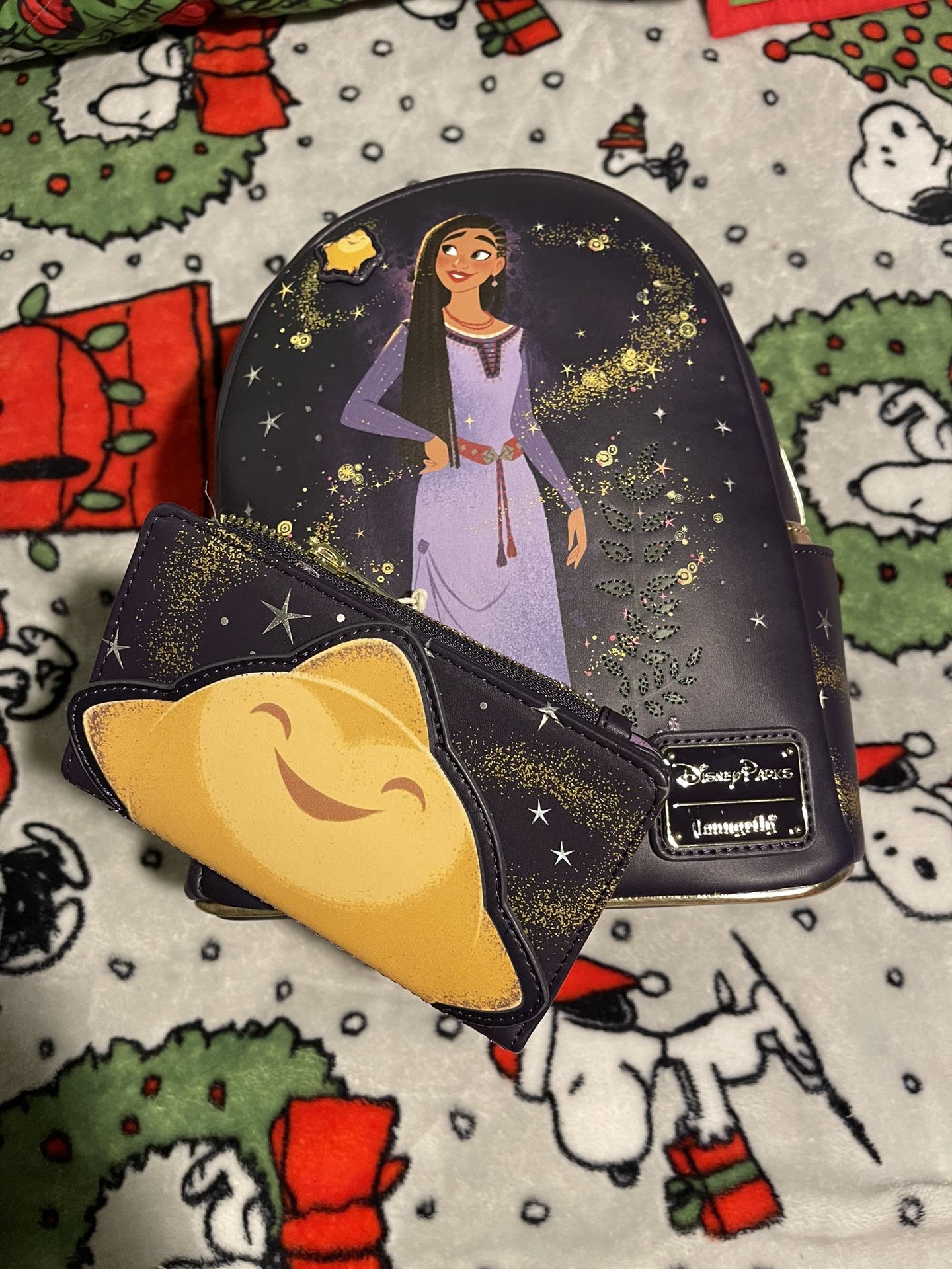 Disney “Wish” Loungefly Backpack And Loungefly Wallet