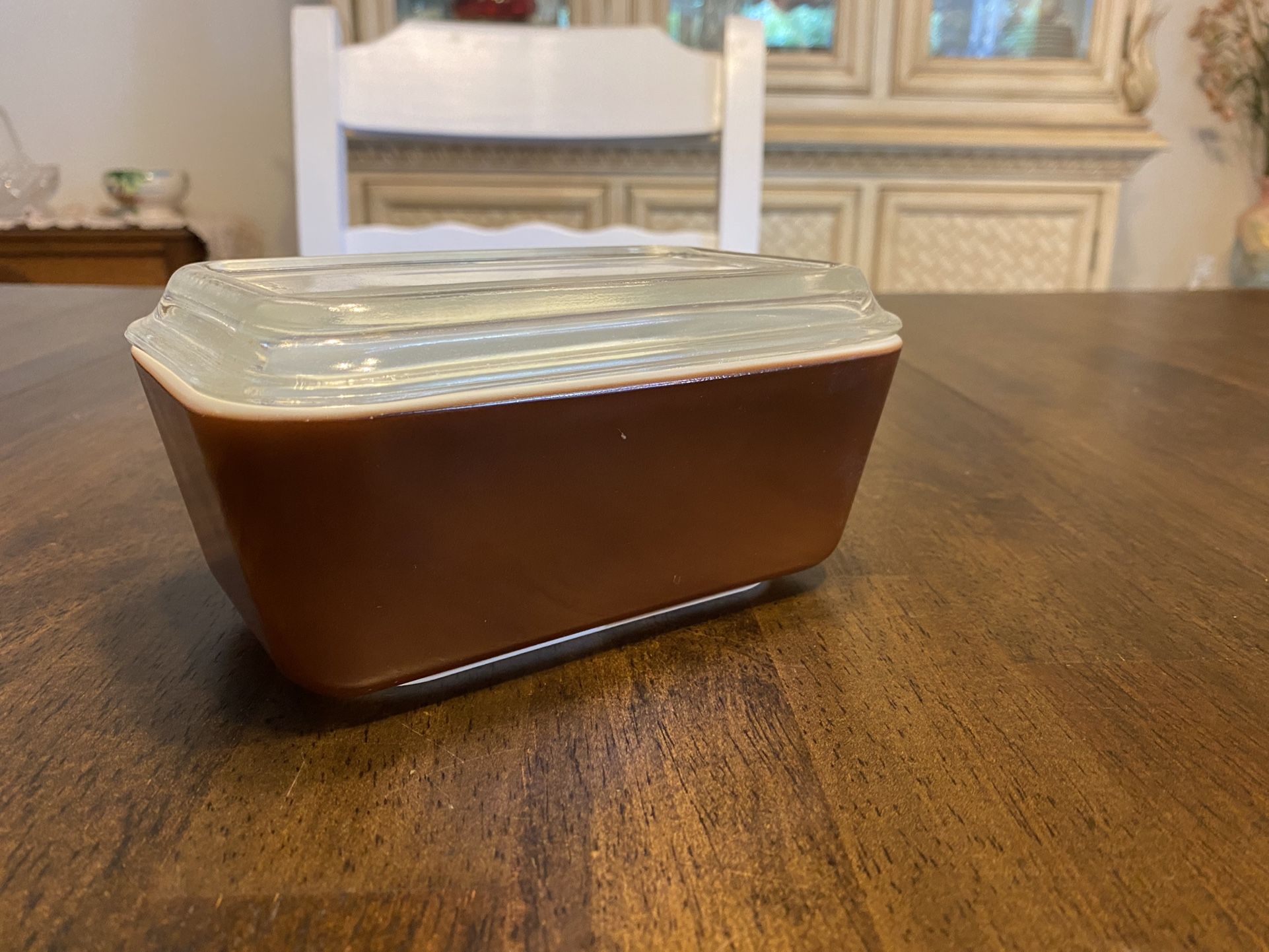 Vintage Pyrex Refrigerator Dish With Lid 