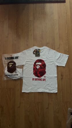 Red By Bathing Ape bape shirt brand new small+medium