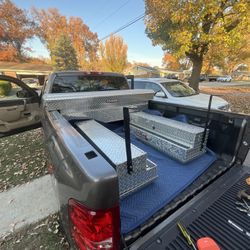 Weatherguard Saddle Tool Box For Truck Set 