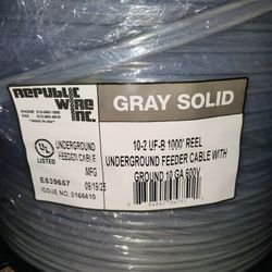 10/2 UF Copper Wire 1000 Ft Long 