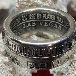 One-of-a-Kind Las Vegas History – Silver Bird Casino Ring (Size 11) 