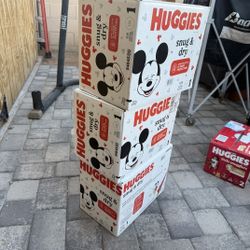 Size 1 Huggies diapers 