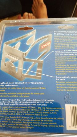 New - Ryobi Wood Door Lock & Door Knob Installation Kit