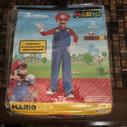 Super Mario Brothers Mario Costume Toddler  Unisex Halloween