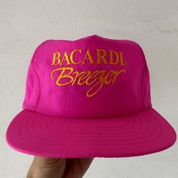 Vintage 90s Triangle Bacardi Breezer Nylon Hat