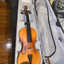 Vintage Violin With Strings 