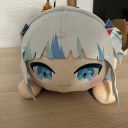 Hololive GWAR GURA LAYING DOWN PLUSH ROUND1
