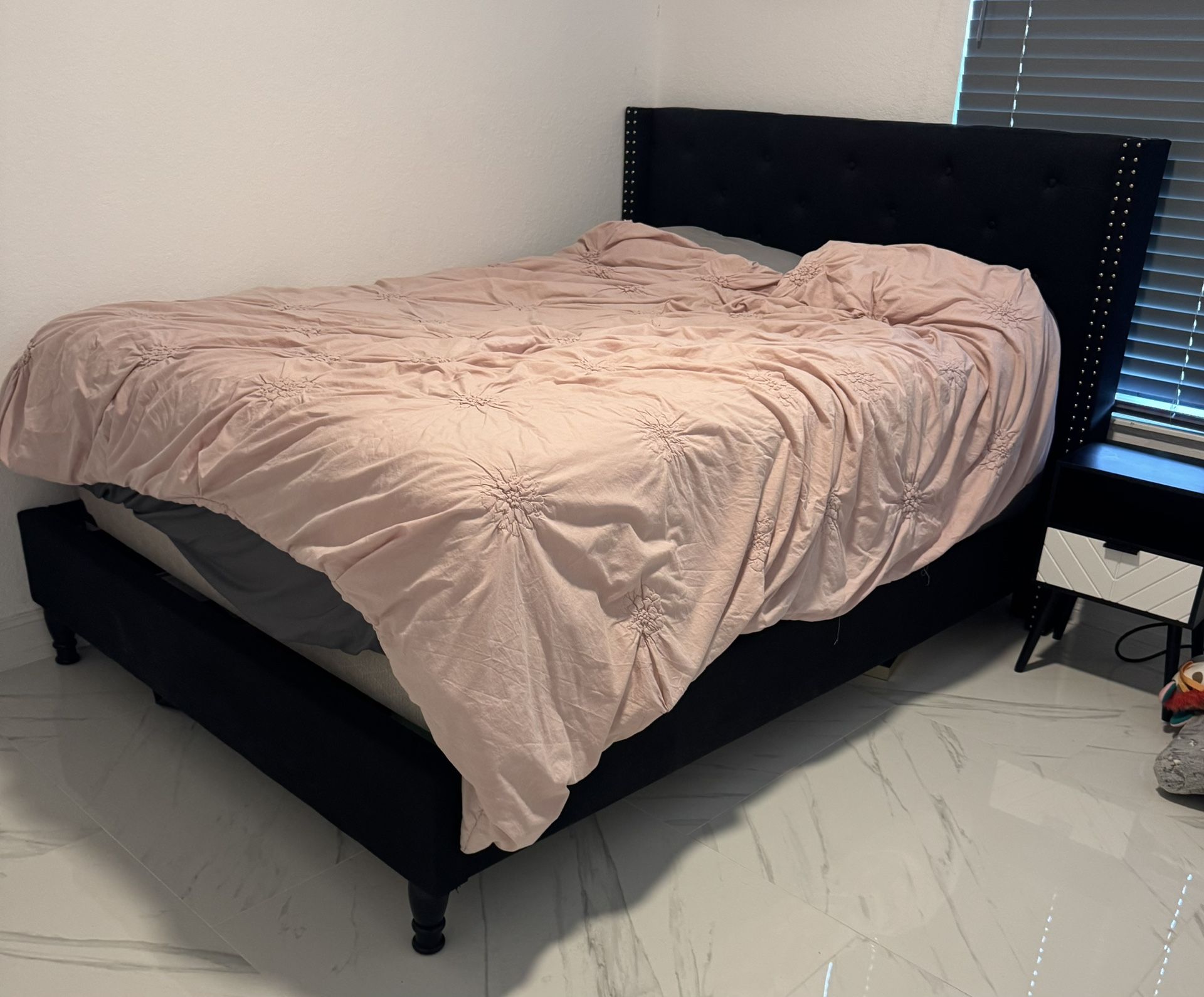 Queen Size Bed Frame (No Mattress)
