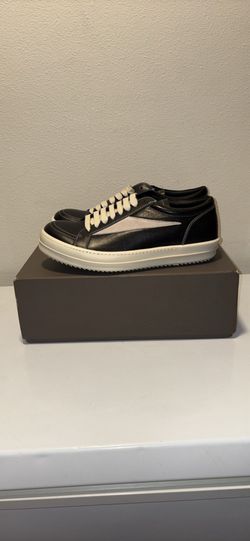 Black Leather Rick Owen’s Vans
