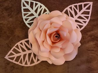 rosa de papel