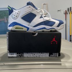 Used Jordan 6 Retro White/Ghost Green