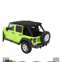Trektop Slantback Soft Top For Keep Wrangler Unlimited