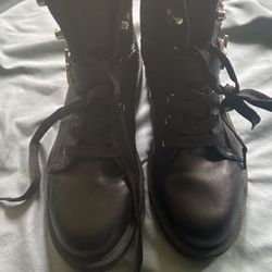 Black CK boots