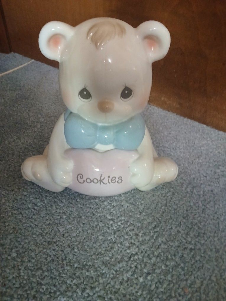 Precious Moments Bear Cookie Jar