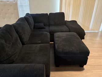 Black Sectional Couch