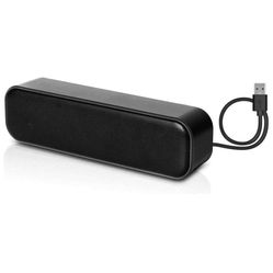 Brand New HONKYOB USB Computer Speakers,Laptop Speakers Wired USB Powered,Portable Mini Sound Bar PC Speakers for Windows PC,Desktop Computer,Laptops 