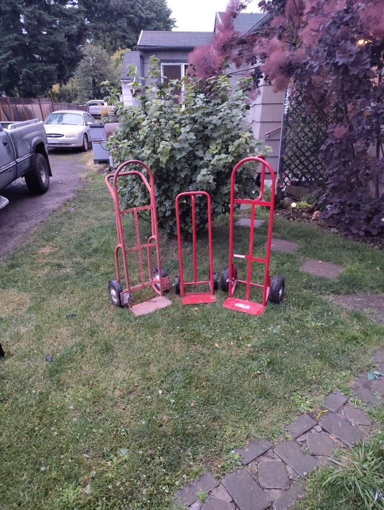 3 HAND TRUCKS