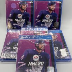 PlayStation 4 NHL 20 Video Games Lot of 6