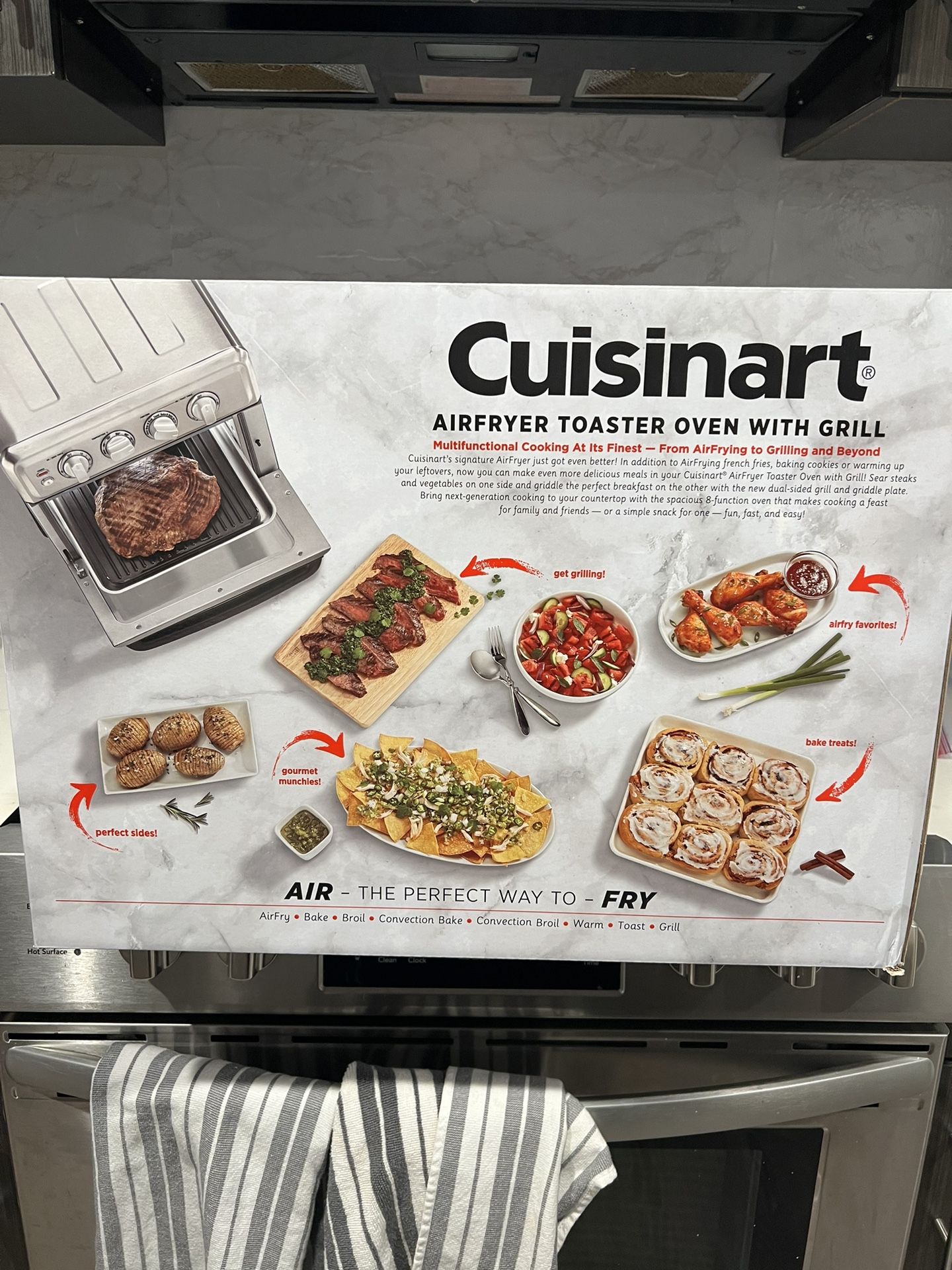Cuisinart Airfry w/Grl Stainless Steel