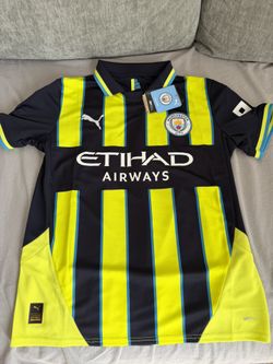 Manchester City authentic Away Jersey. Youth Size XL