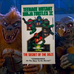 Teenage Mutant Ninja Turtles 2: The Secret of the Ooze (VHS, 1991) Pre-Owned