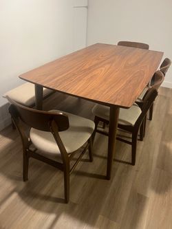Mid-Century Modern wooden dining set