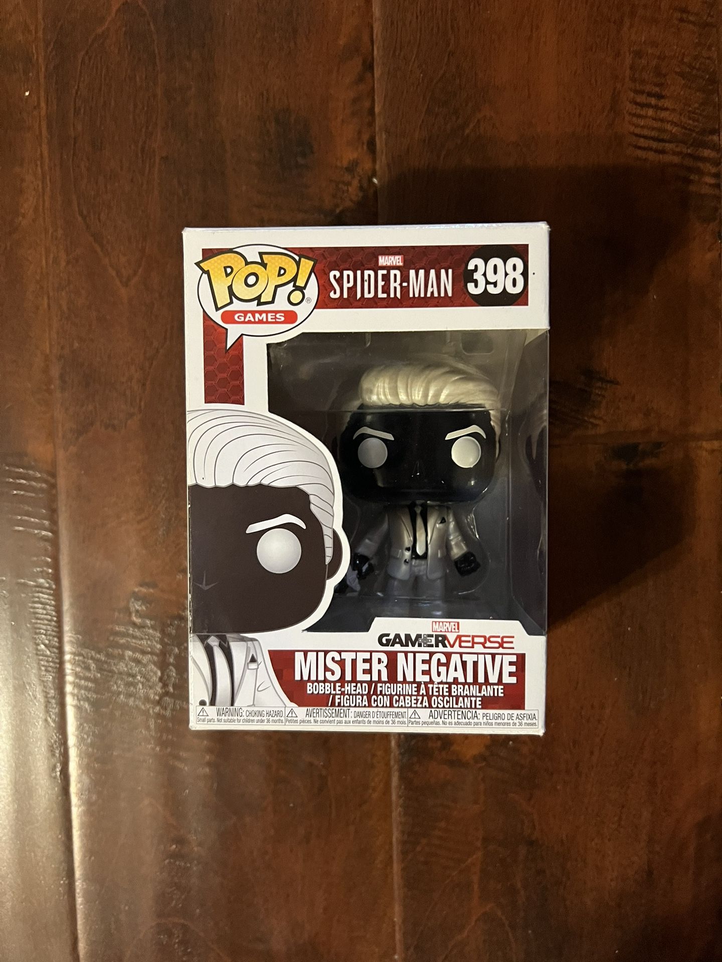 Funko Pop! Marvel Gamerverse — Mister Negative #398 From the Spider-Man PS4 Game!