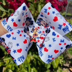 4th of July Hair Bows