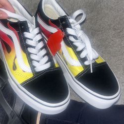 Old Skool Vans (Flame)