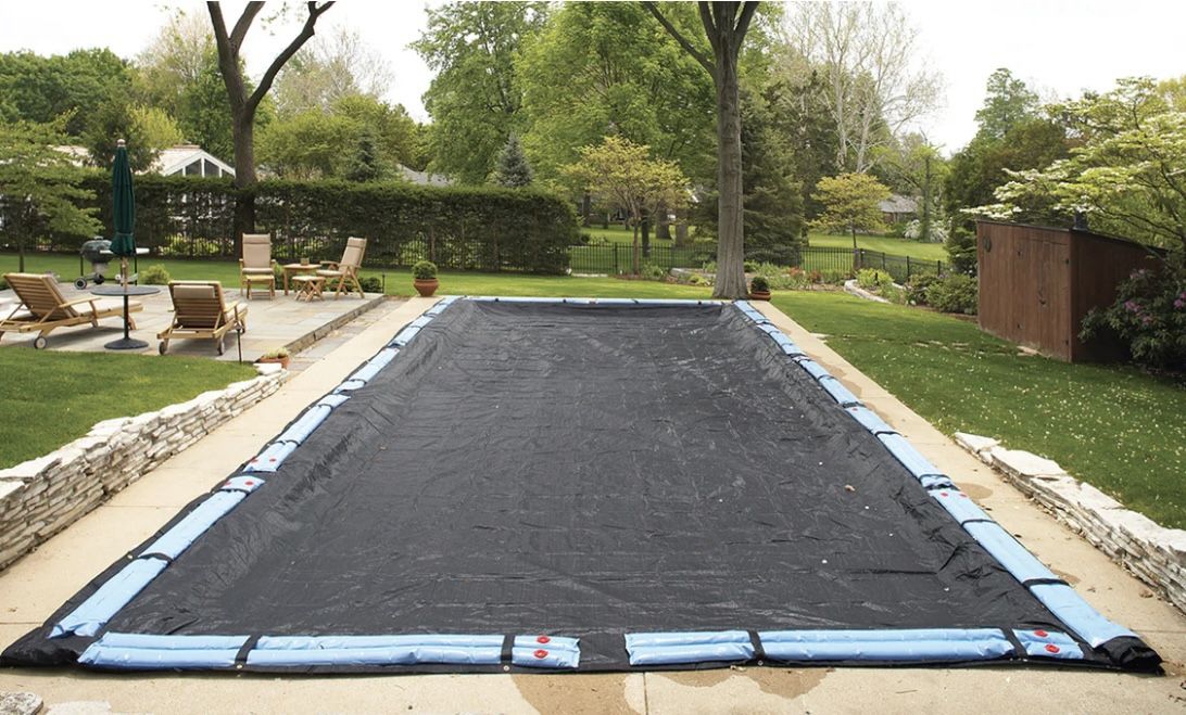 Rectangle Silver Solar Pool Cover Seven Year Warranty 18 By 36