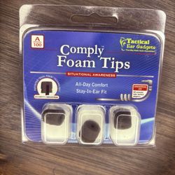 Comply Two Way Earpiece A100 Memory Foam Ear Tips (3 Pieces)