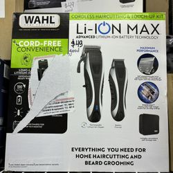 Wahl Li-Ion Max Cordless Haircutting & Touch-Up Kit