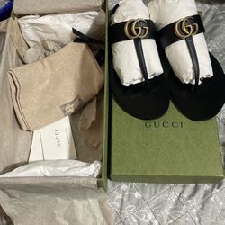 New Authentic Gucci Marmont Sandals