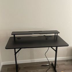 Gaming Desk With Led Lights 